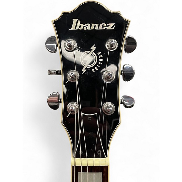 Used Ibanez AF75 Trans Red Hollow Body Electric Guitar