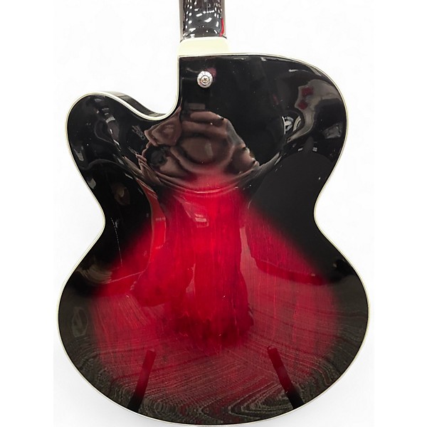 Used Ibanez AF75 Trans Red Hollow Body Electric Guitar