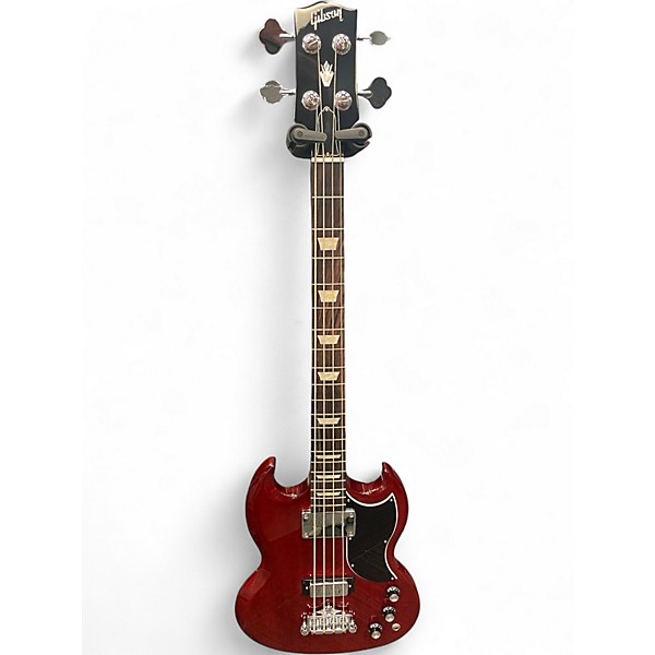 Used 2025 Gibson SG Standard Bass Cherry Electric Bass Guitar