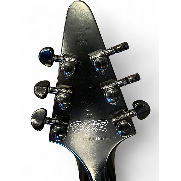 Used Gibson Tribal Flying V Black Solid Body Electric Guitar