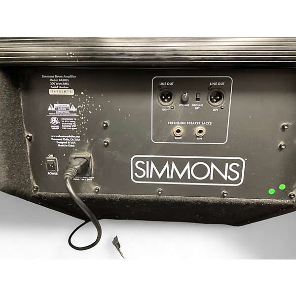 Used Simmons DA200S 200W Drum Amplifier