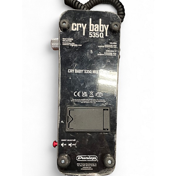 Used Dunlop 535Q Cry Baby Multi-Wah Effect Pedal