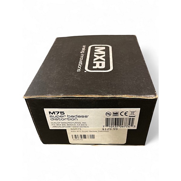 Used MXR M75 Super Badass Distortion Effect Pedal