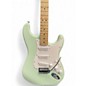 Used Squier Stratocaster sonic Surf Green Solid Body Electric Guitar