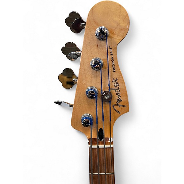 Used 2022 Fender Player Precision Bass Sunburst Electric Bass Guitar