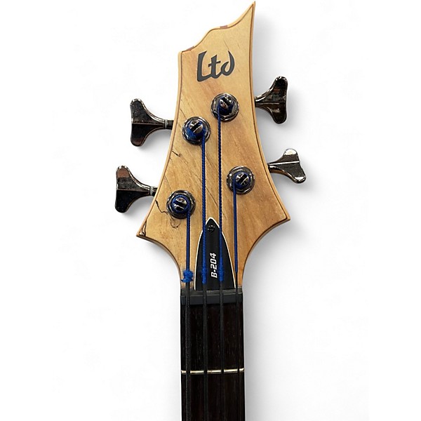 Used 2023 ESP LTD B204 Natural Electric Bass Guitar