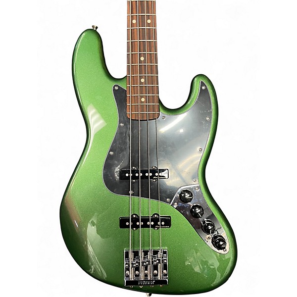 Used Fender PLAYER II MODIFIED ACTIVE JAZZ HARVEST GREEN METALLIC Electric Bass Guitar