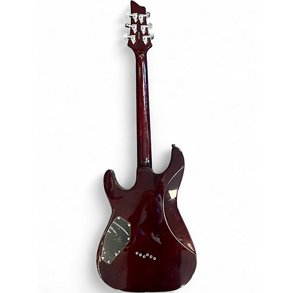 Used Schecter Guitar Research C1 Plus Trans Red Solid Body Electric Guitar