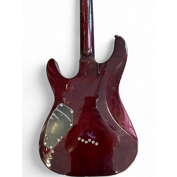 Used Schecter Guitar Research C1 Plus Trans Red Solid Body Electric Guitar