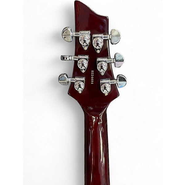 Used Schecter Guitar Research C1 Plus Trans Red Solid Body Electric Guitar