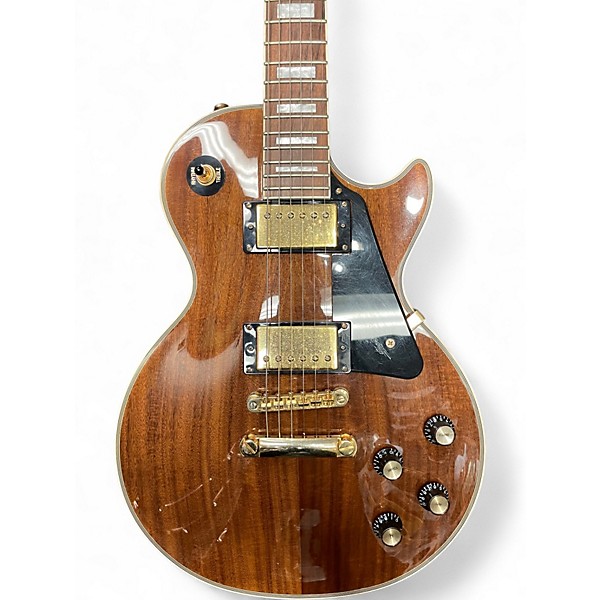 Used Epiphone Les Paul Custom Pro Natural Solid Body Electric Guitar