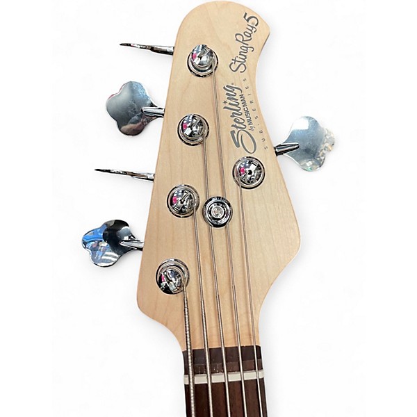 Used Sterling by Music Man STINGRAY 5 SUB SERIES RED BURST Electric Bass Guitar
