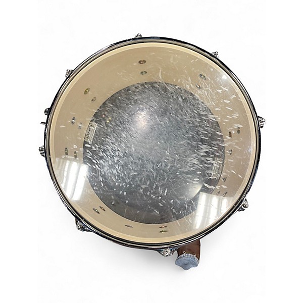 Used Ludwig 14in BACKBEAT SNARE Black and Silver Drum