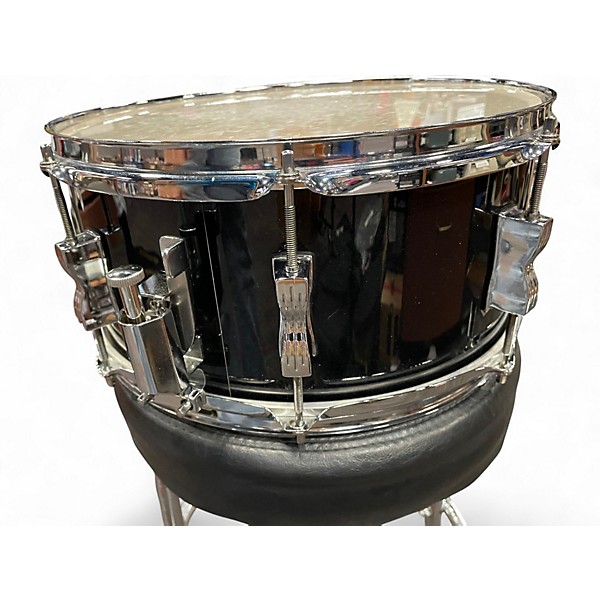 Used Ludwig 14in BACKBEAT SNARE Black and Silver Drum