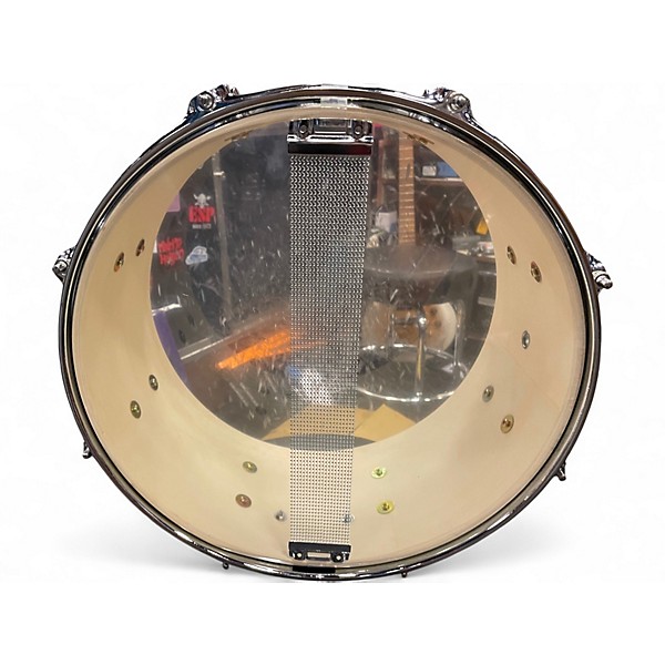 Used Ludwig 14in BACKBEAT SNARE Black and Silver Drum