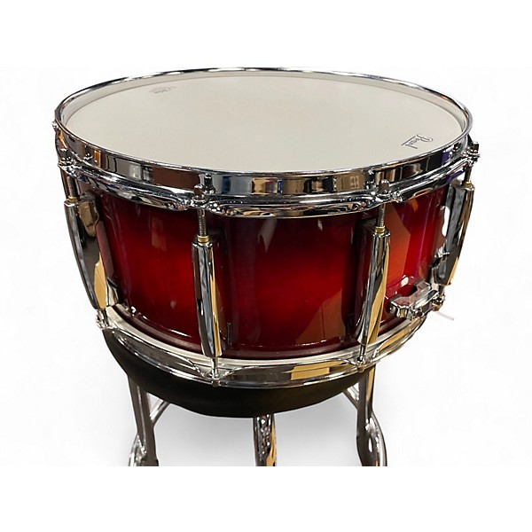 Used Pearl 6.5X14 Session Studio Classic Snare Crimson Red Burst Drum