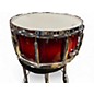 Used Pearl 6.5X14 Session Studio Classic Snare Crimson Red Burst Drum
