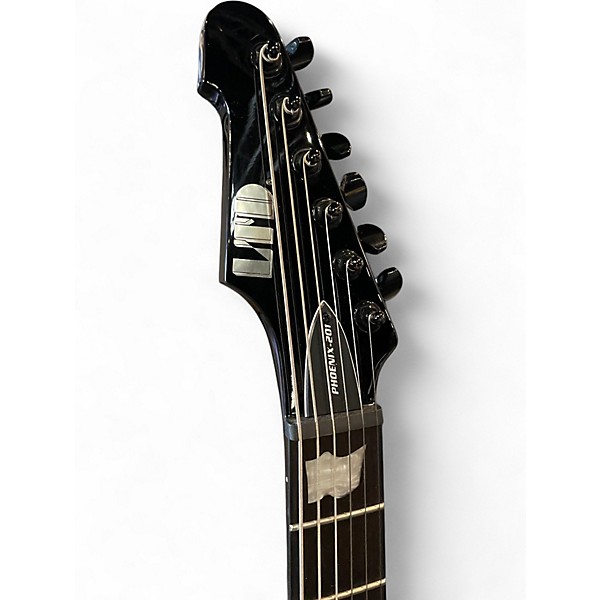 Used 2024 ESP LTD PHEONIX 201 Black Solid Body Electric Guitar