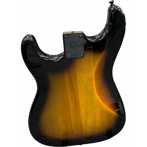 Used Squier Bullet Stratocaster HSS 2 Tone Sunburst Solid Body Electric Guitar
