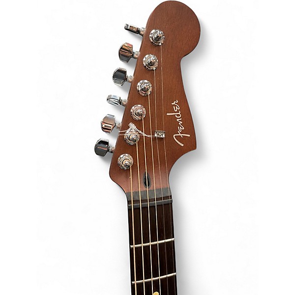 Used Fender Standard Acoustasonic Jazzmaster Black Acoustic Electric Guitar