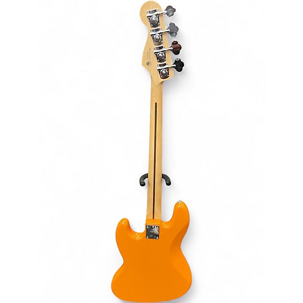 Used Fender Player Jazz Bass Capri Orange Electric Bass Guitar