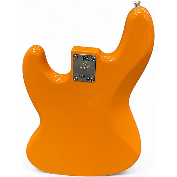 Used Fender Player Jazz Bass Capri Orange Electric Bass Guitar