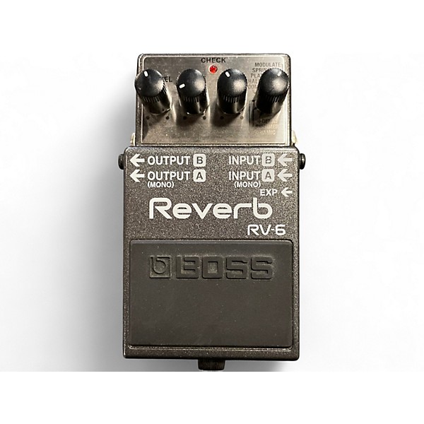 Used BOSS RV6 Digital Reverb Effect Pedal