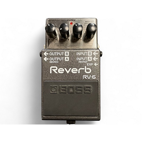 Used BOSS RV6 Digital Reverb Effect Pedal