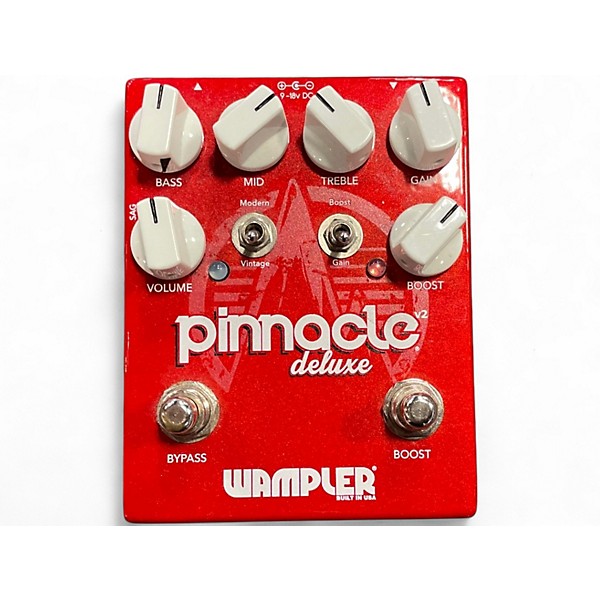 Used Wampler Pinnacle Deluxe Distortion Effect Pedal