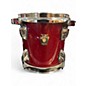 Used Ludwig 5 Piece Classic Maple RED SPARKLE Drum Kit