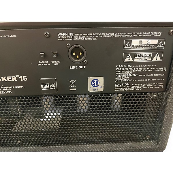 Used Fender Bassbreaker 15W Tube Guitar Amp Head