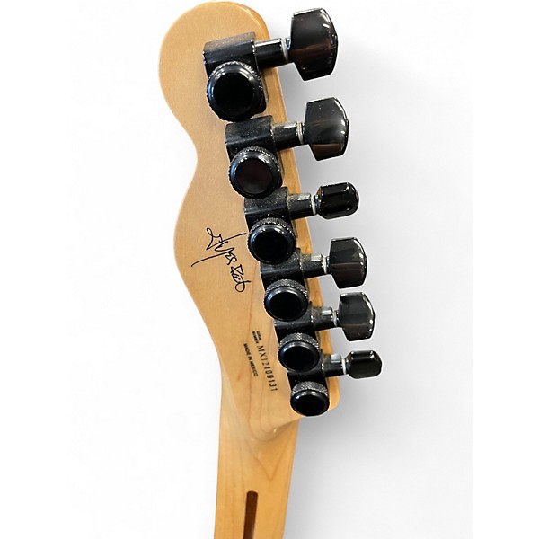 Used Fender Jim Root Signature Telecaster FLAT WHITE Solid Body Electric Guitar