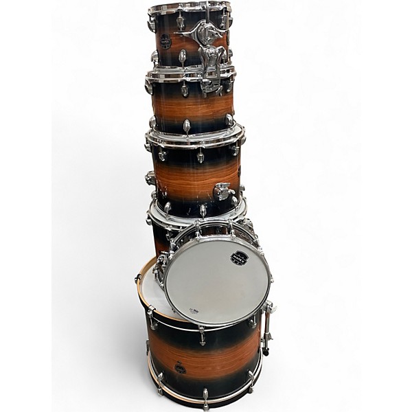Used Mapex 6 Piece Armory StudioEase Carribean Burst Drum Kit