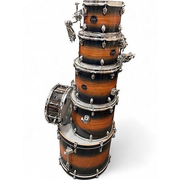 Used Mapex 6 Piece Armory StudioEase Carribean Burst Drum Kit