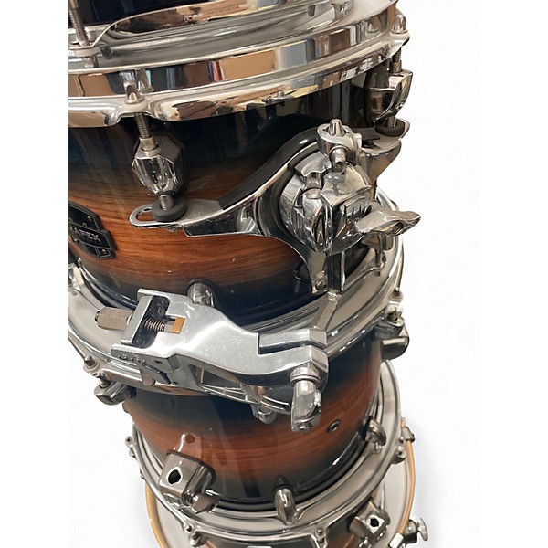 Used Mapex 6 Piece Armory StudioEase Carribean Burst Drum Kit