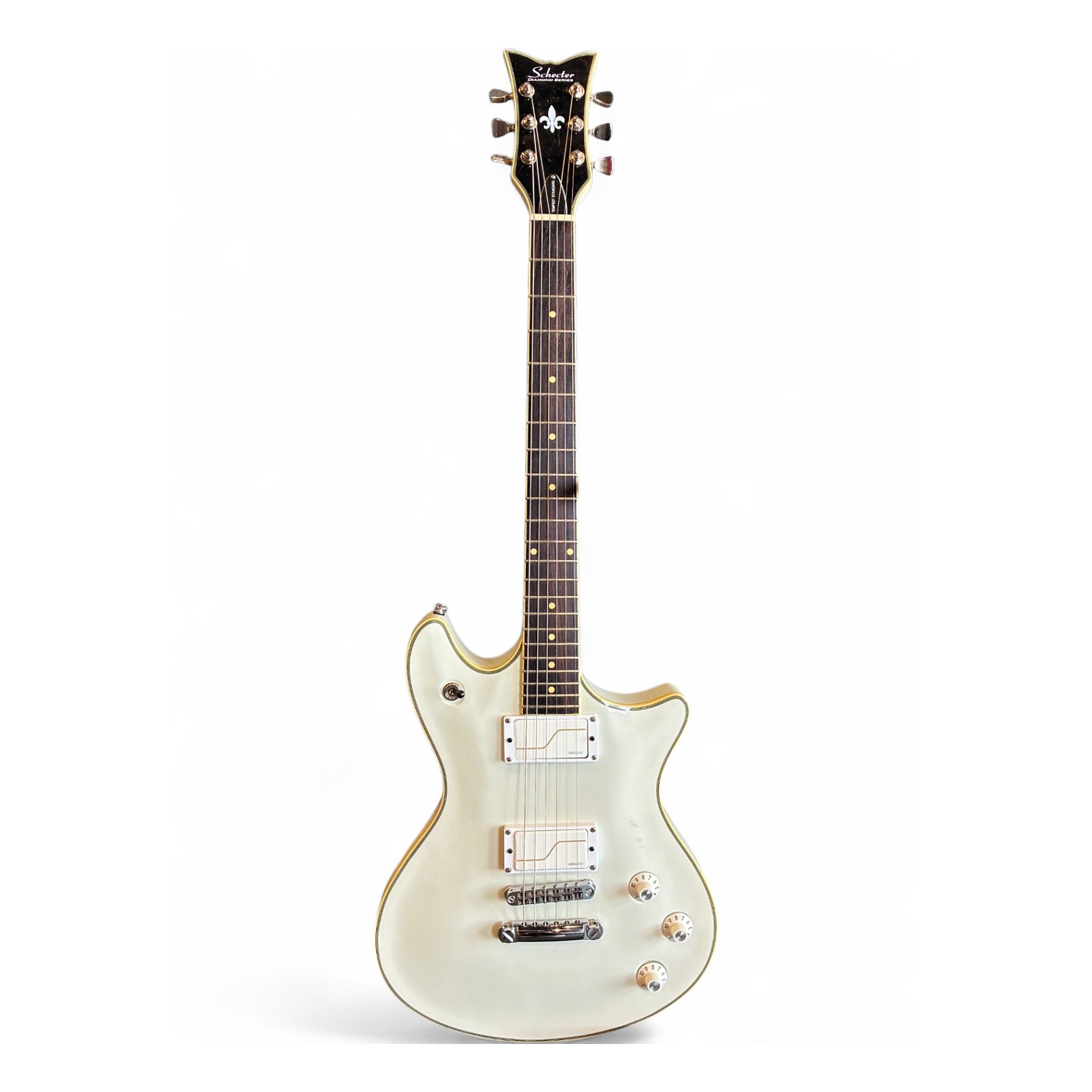 Used Schecter Guitar Research Tempest Standard White Solid Body