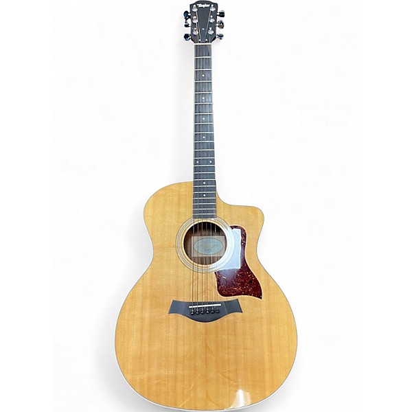 Used Taylor 214CE Natural Acoustic Electric Guitar