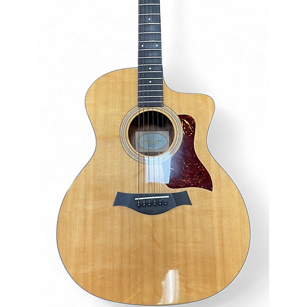 Used Taylor 214CE Natural Acoustic Electric Guitar