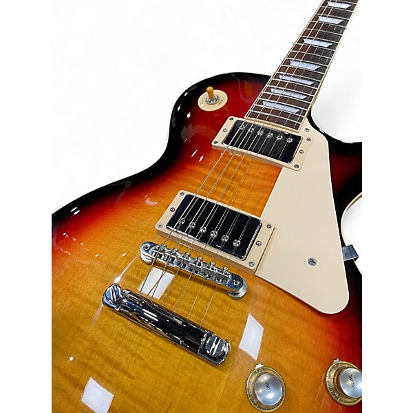 Used Gibson Les Paul Standard 1960S Neck Sunburst Solid Body Electric Guitar