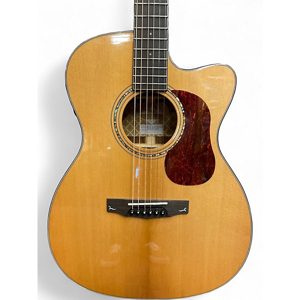 Used Cort Gold OC6 Bocote Natural Acoustic Electric Guitar