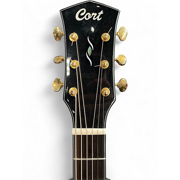 Used Cort Gold OC6 Bocote Natural Acoustic Electric Guitar