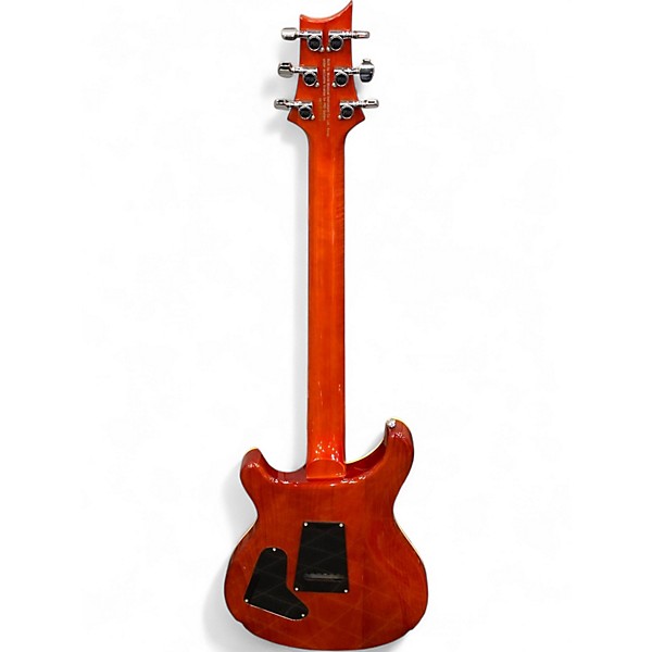 Used PRS SE Custom 24 zebra wood Solid Body Electric Guitar