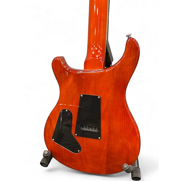 Used PRS SE Custom 24 zebra wood Solid Body Electric Guitar