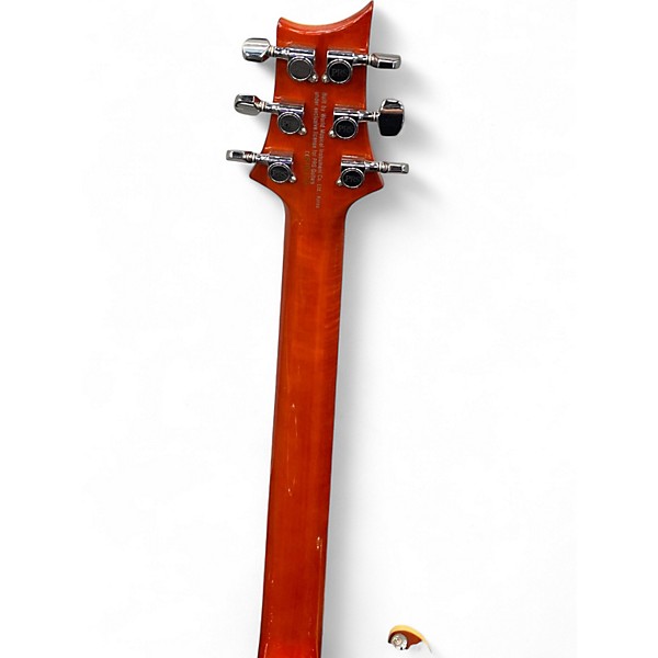 Used PRS SE Custom 24 zebra wood Solid Body Electric Guitar