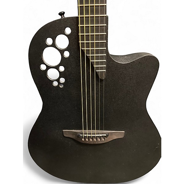 Used Ovation 1778T ELITE Black Acoustic Electric Guitar