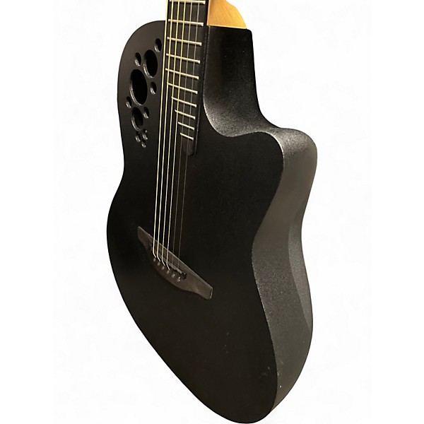 Used Ovation 1778T ELITE Black Acoustic Electric Guitar