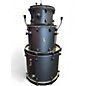 Used SJC Drums 3 Piece PATHFINDER Flat Black Drum Kit thumbnail