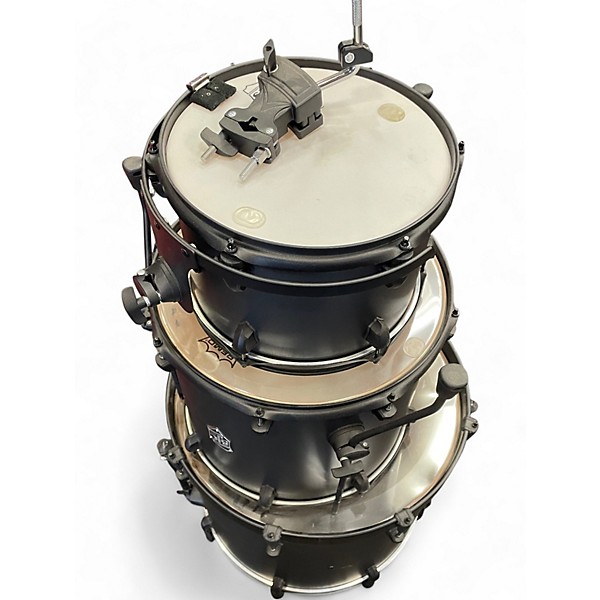 Used SJC Drums 3 Piece PATHFINDER Flat Black Drum Kit