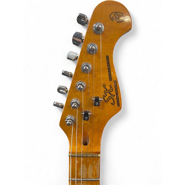 Used SX VINTAGE SERIES Buttercream Solid Body Electric Guitar