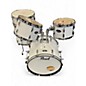 Used Pearl 5 Piece ROADSHOW FUSION White Drum Kit thumbnail